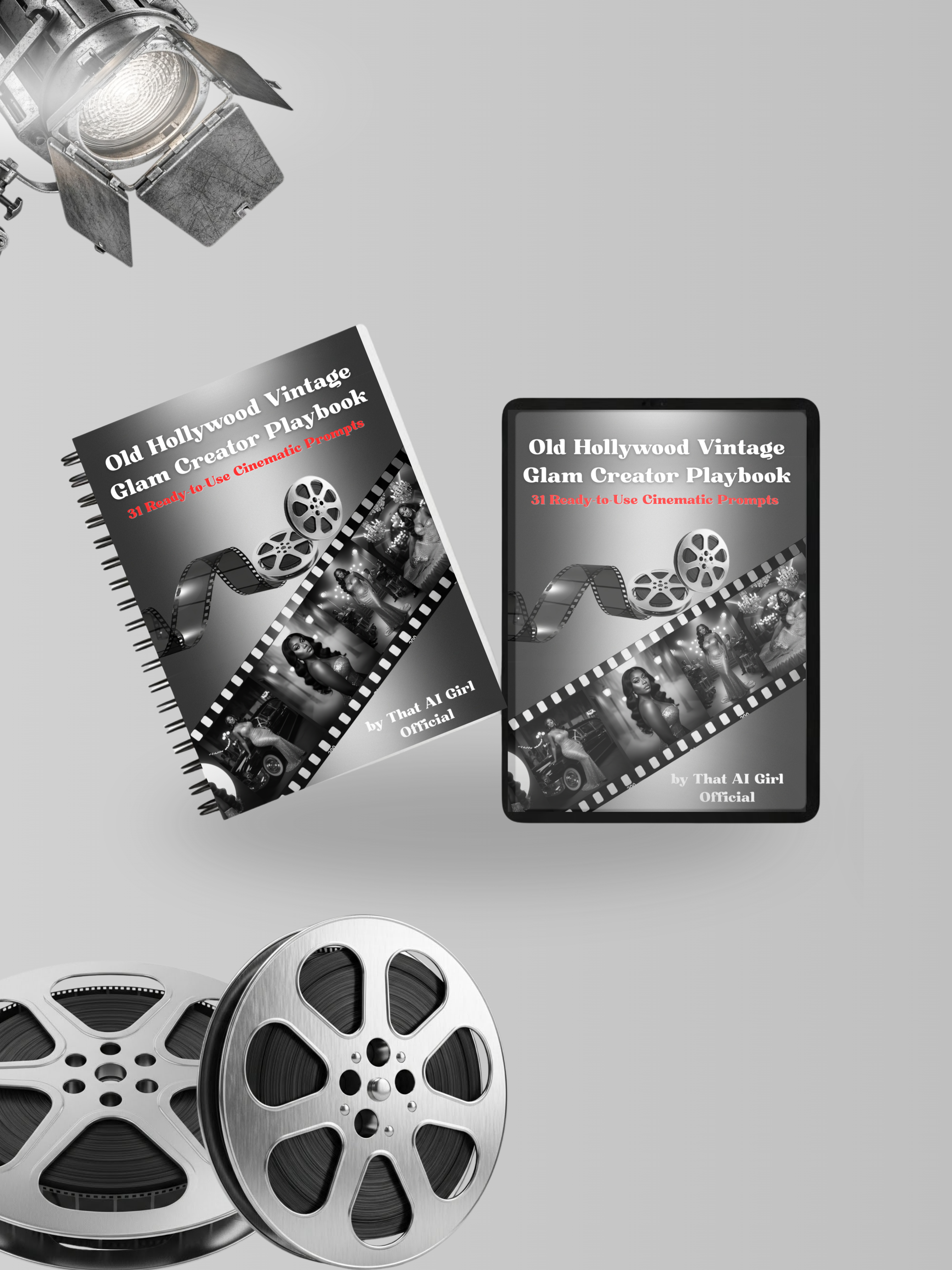 Old Hollywood Vintage Glam Creator Playbook (31 Cinematic Prompts)